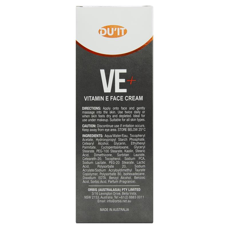 DUIT VE+ Vitamin E Face Cream 50g
