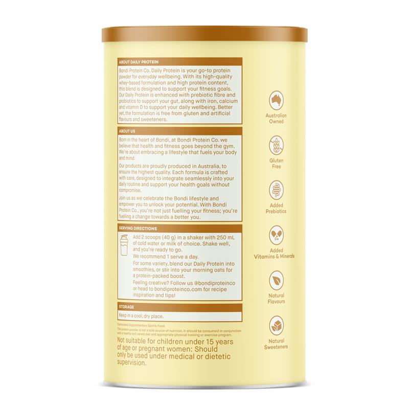 Bondi Protein Co. Daily Protein Chocolate Fudge 800g