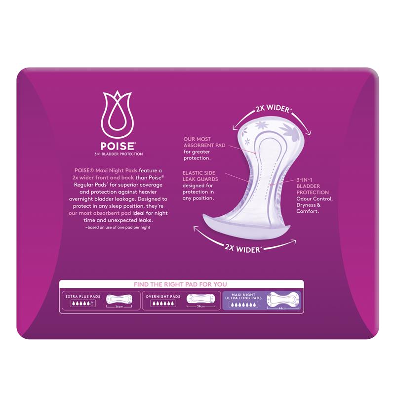 Poise Pads Overnight Maxi 20 Pack