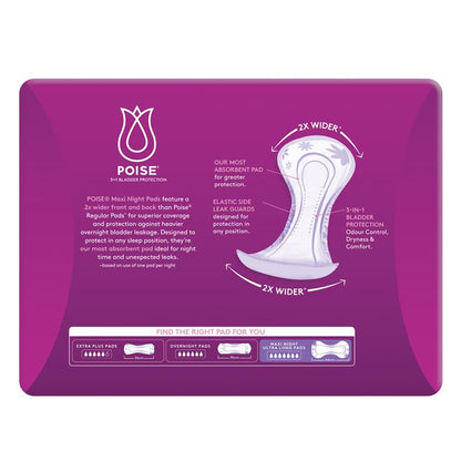 Poise Pads Overnight Maxi 20 Pack