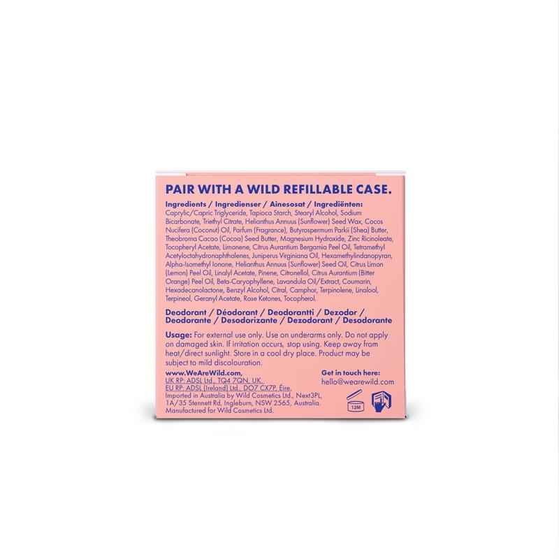 Wild Deodorant Stick Refill Fresh Cotton & Sea Salt 40g