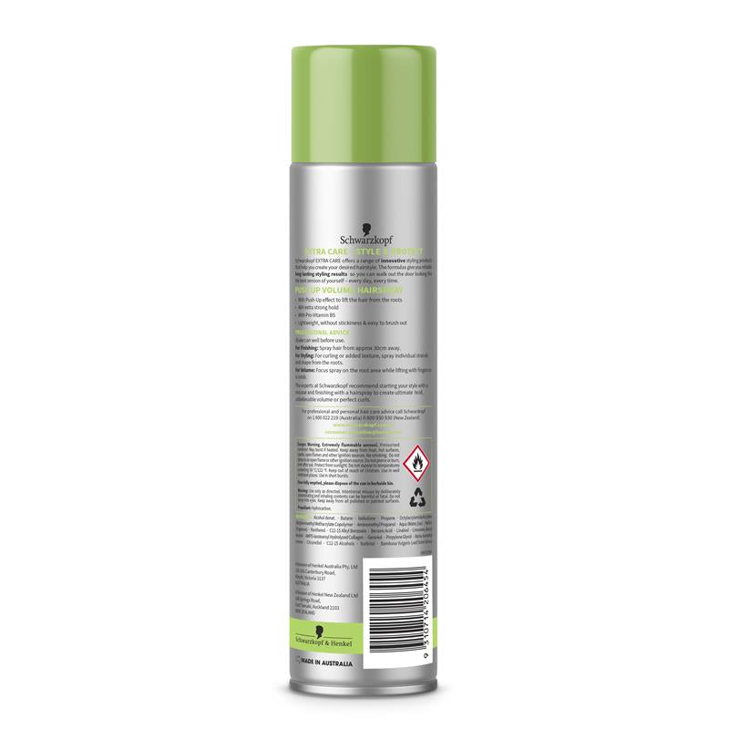 Schwarzkopf Extra Care Volume Power Hairspray 250g