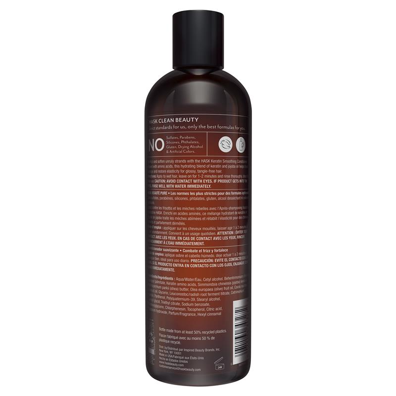 Hask Keratin Protein Smoothing Conditioner 355ml