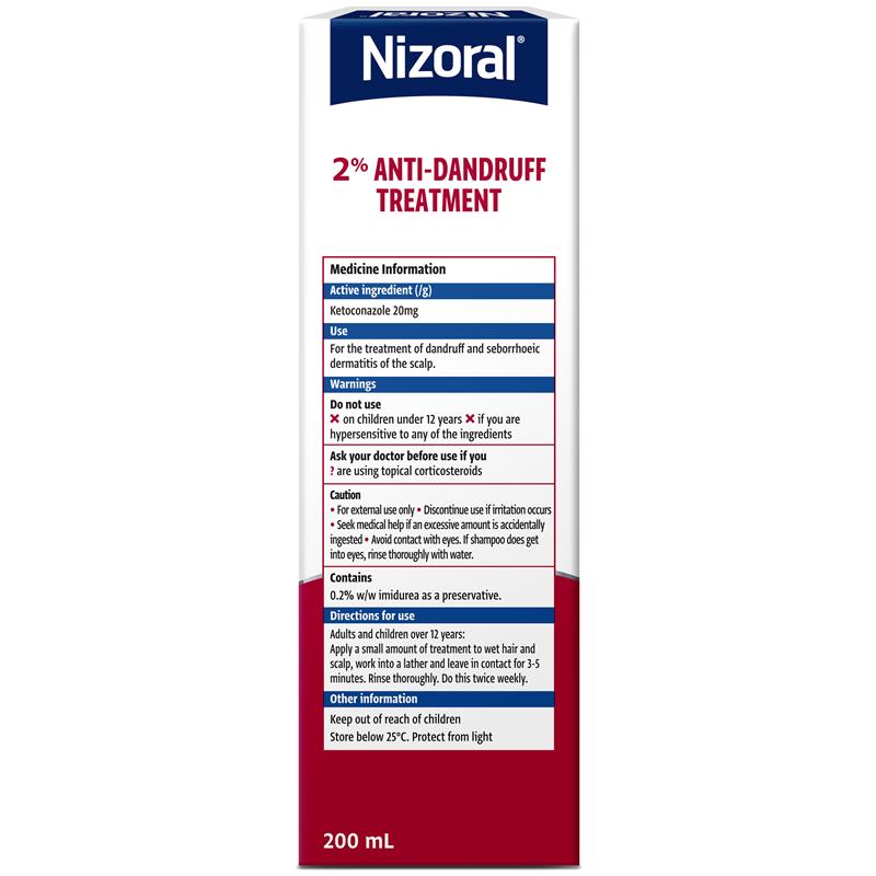 Nizoral 2% Anti-Dandruff Treatment 200ml