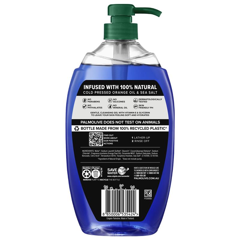 Palmolive Men Body Wash Active with Sea Minerals Shower Gel 1L - GimmeNow