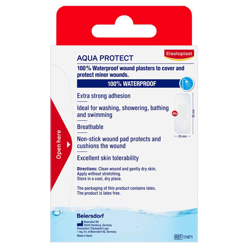 Elastoplast Aqua Protect Waterproof Strip 40 Pack