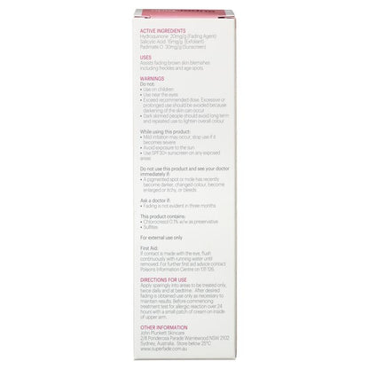 John Plunketts SuperFade Face Treatment Cream 40ml