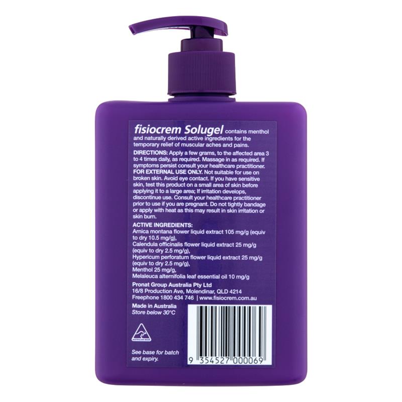 Fisiocrem Solugel Pump 500g