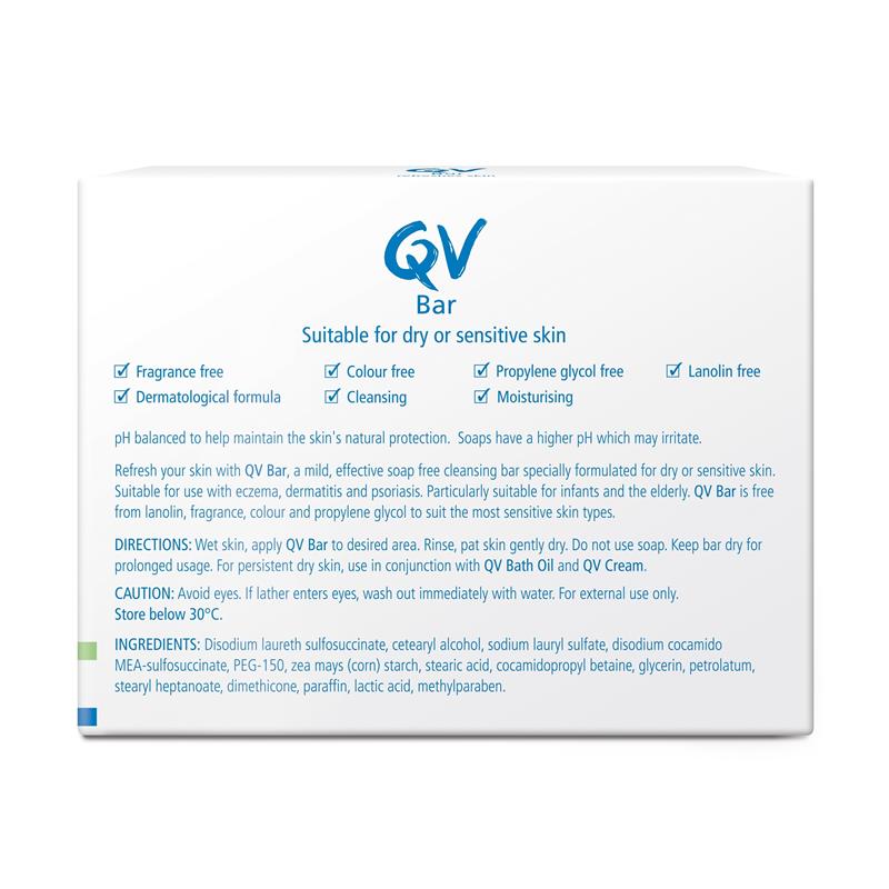 QV Wash Cleansing Bar 100G Twin Pack