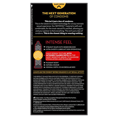 SKYN Intense Feel Condoms 10 Pack