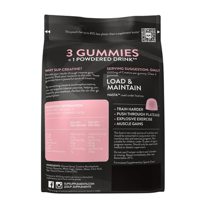 SUP Creatine Gummies Peach 35