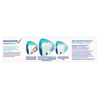 Sensodyne Toothpaste Sensitivity & Enamel Fresh Mint 100g