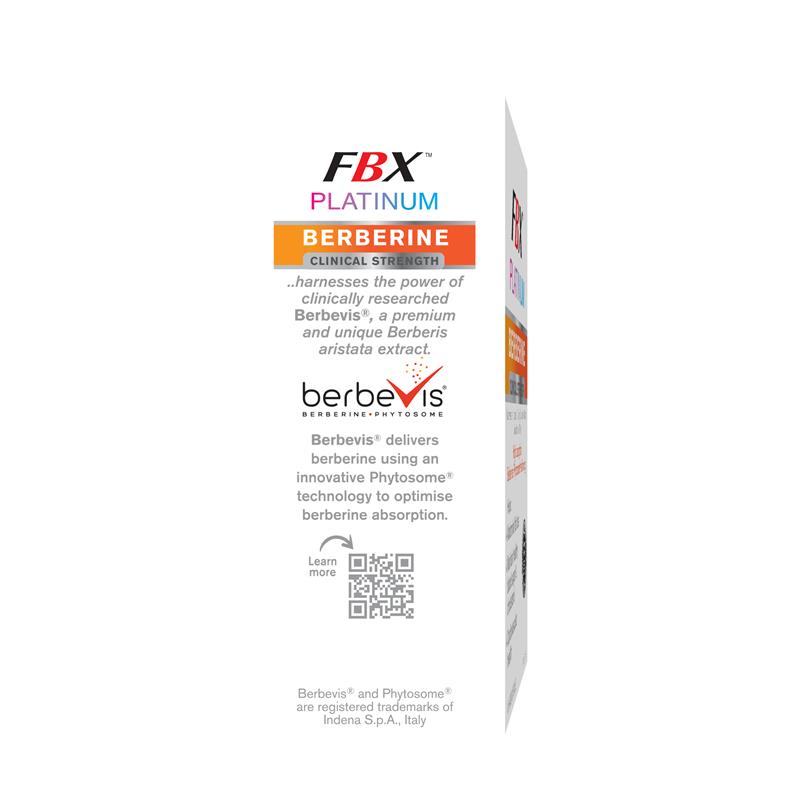 FBX Platinum Berberine Clinical Strength 40 Capsules