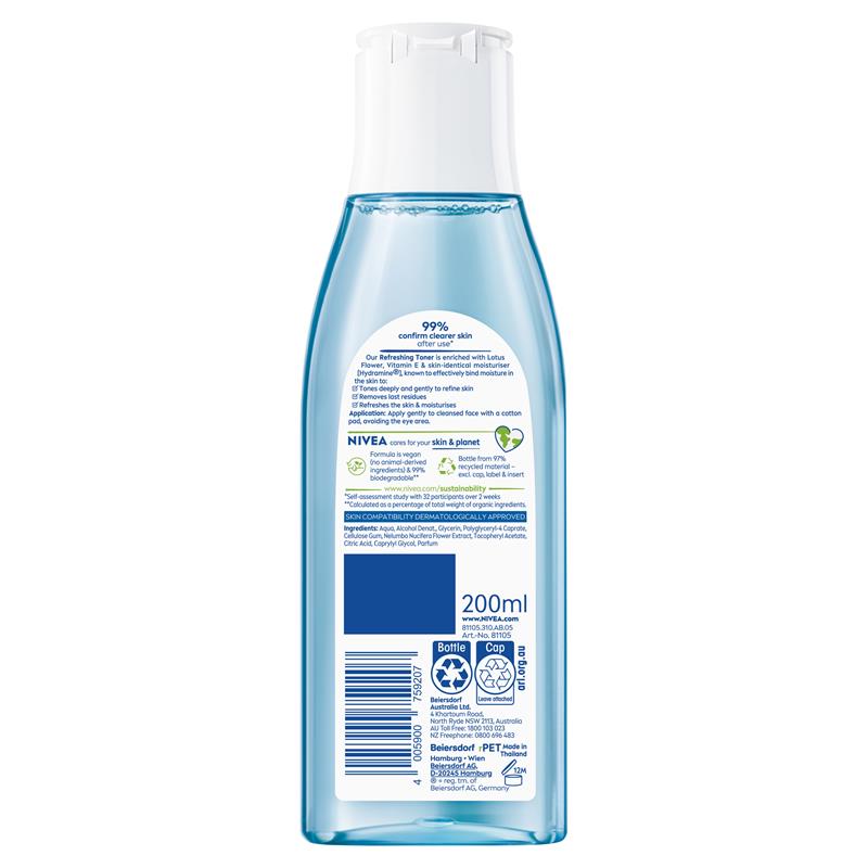NIVEA Daily Essentials Refreshing Face Toner 200ml