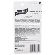 Chapstick Lip Balm Strawberry SPF15+ 4.2g