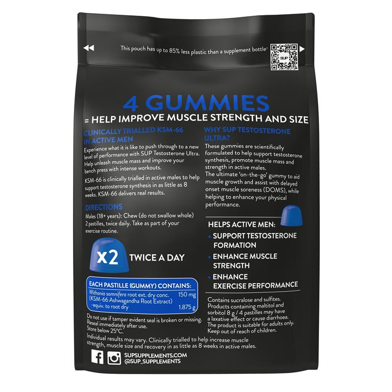SUP Testosterone Ultra Gummies 40