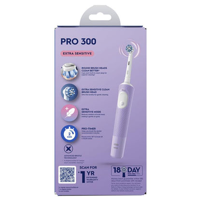 Oral-B Electric Toothbrush Vitality Pro Deep Clean with Travel Case - Lilac