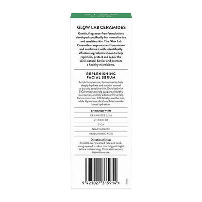 Glow Lab Ceramides Replenishing Facial Serum 30ml