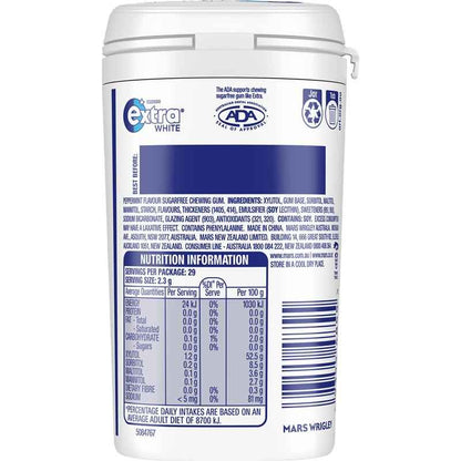 Wrigleys Extra Soft Chew Peppermint Bottle 67g