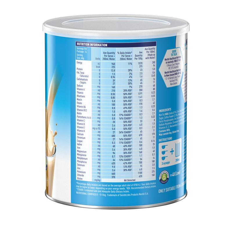 Sustagen Hospital Formula Nutritional Supplement Coffee Flavour 840g
