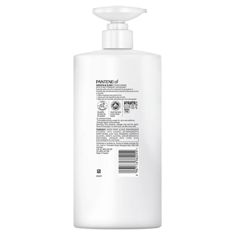 Pantene Smooth & Sleek Conditioner 800ml