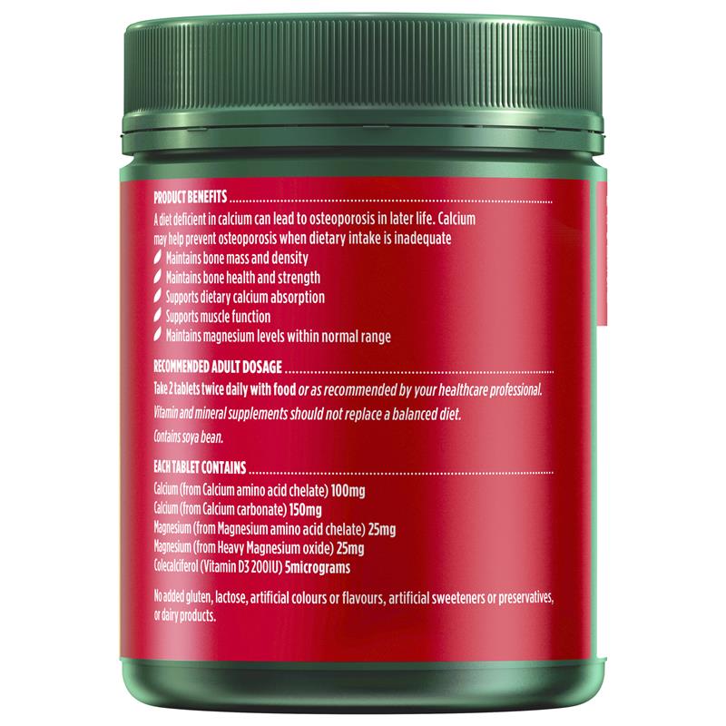 Nature’s Own Calcium, Magnesium & Vitamin D3 300 Tablets Value Pack Exclusive Size