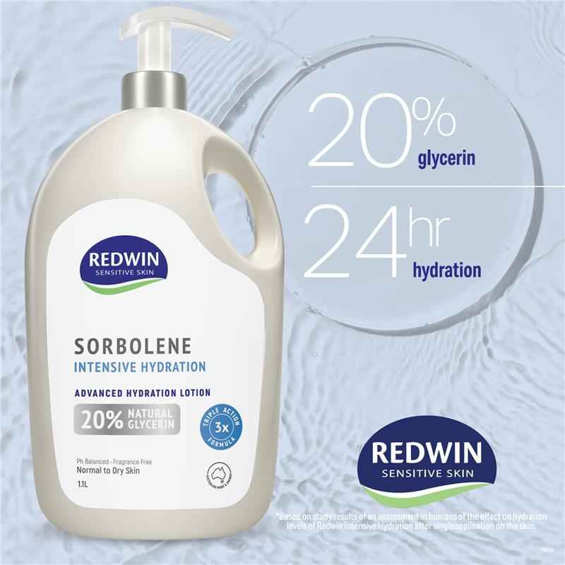 Redwin Sorbolene Intensive Hydration Lotion 1.1L