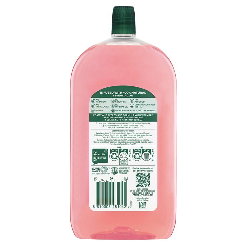 Palmolive Naturals Foaming Hand Wash Refill Cherry Blossom 1L