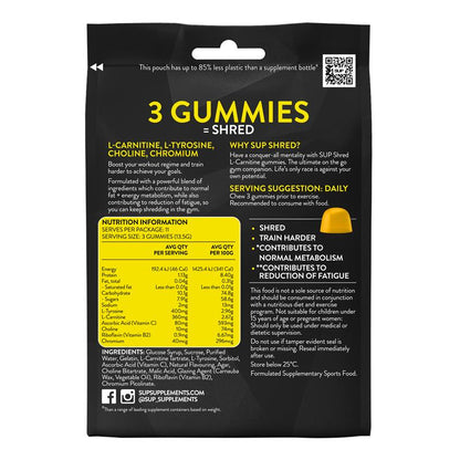 SUP Shred Gummies Citrus Rush 35
