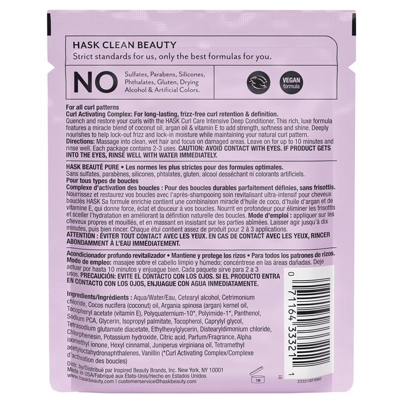 Hask Curl Care Intensive Deep Conditioner Packet 50g