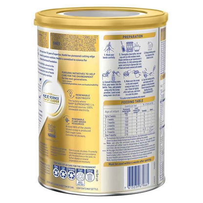 Nestle NAN SUPREMEpro 1 Premium Starter Baby Infant Formula Powder, From Birth – 800g