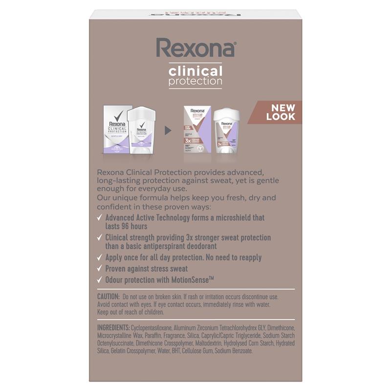 Rexona Women Clinical Protection Antiperspirant Cream Stick Gentle Dry 45ml