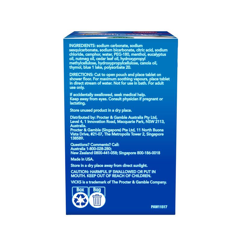 Vicks VapoShower Max 4 Pack