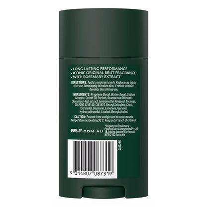 Brut Original Deodorant Stick 50g