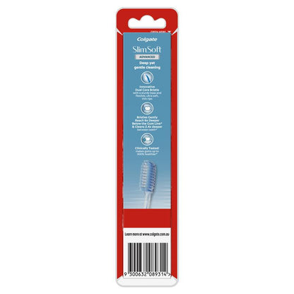 Colgate Toothbrush Slim Soft Advanced Ultra Soft 2 Pack