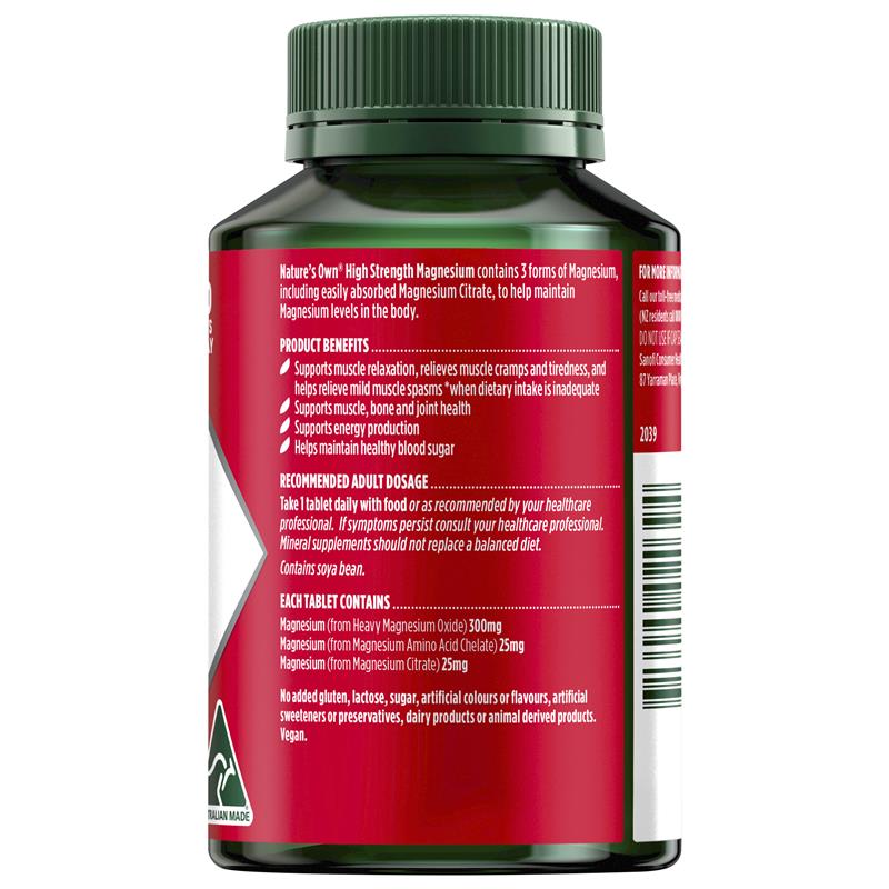 Nature's Own High Strength Magnesium 150 Tablets