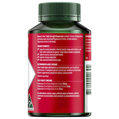 Nature's Own High Strength Magnesium 150 Tablets