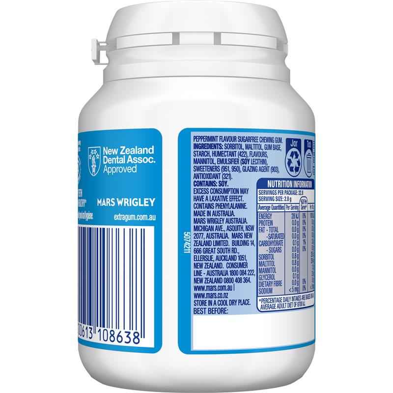 Extra Bottle Peppermint Gum 64g