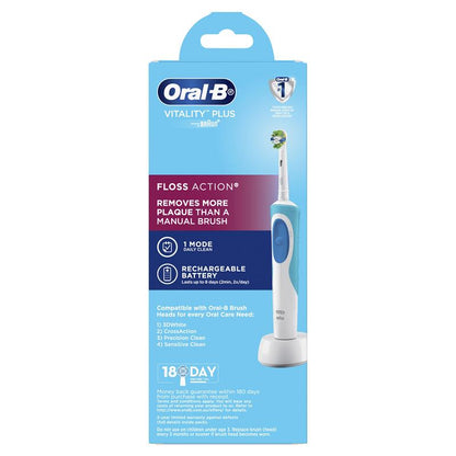 Oral B Vitality Plus Power Toothbrush Floss Action