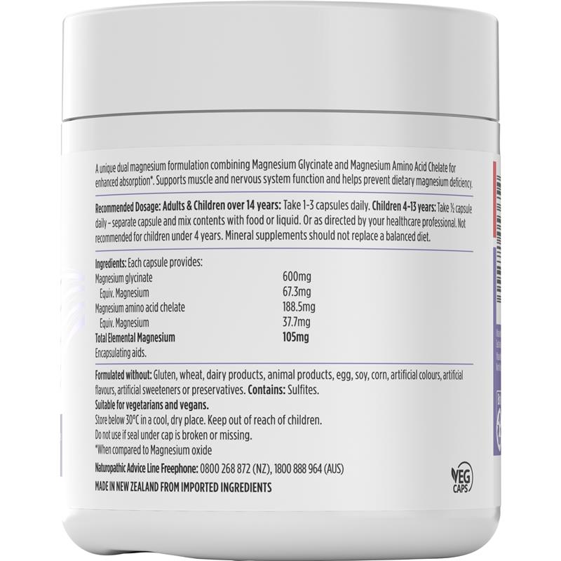 Nutra-Life Magnesium Hi-Zorb 200 Capsules