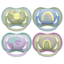 Avent Ultra Air Soother 0-6 Months Deco Mixed 2 Pack - GimmeNow