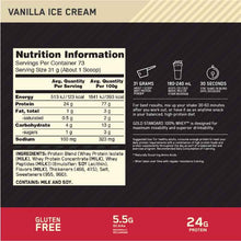 Optimum Nutrition Gold Standard 100% Whey Vanilla Ice Cream 2.27kg