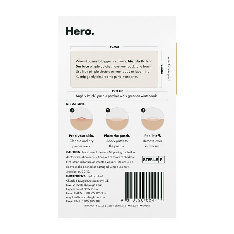 Hero Mighty Patch Surface Pimple Patches 10 pack
