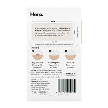 Hero Mighty Patch Surface Pimple Patches 10 pack