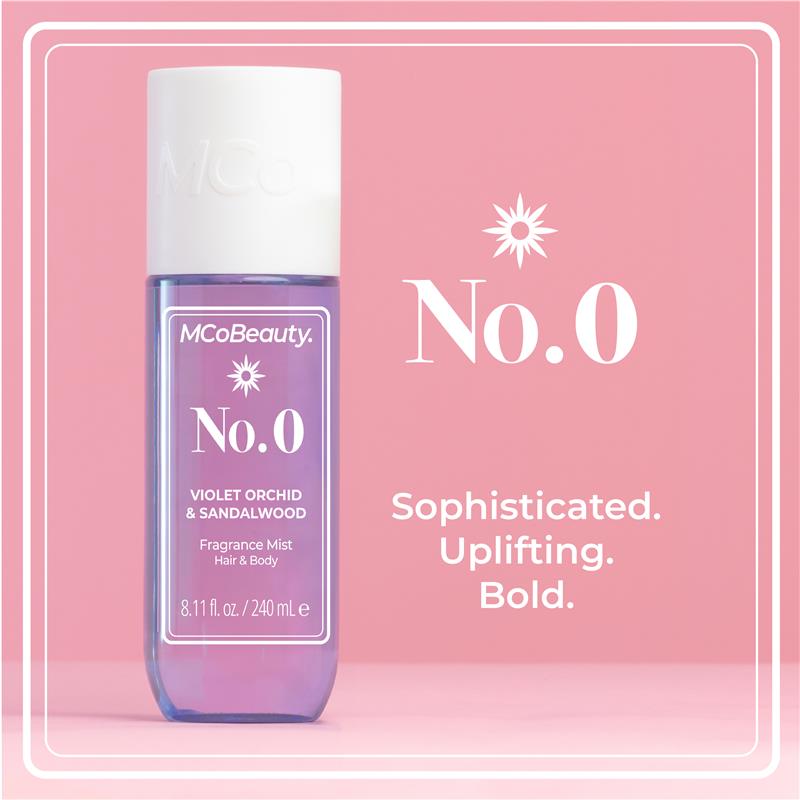 MCoBeauty Violet Orchid & Sandalwood No.5 Fragrance Hair & Body Mist 240ml
