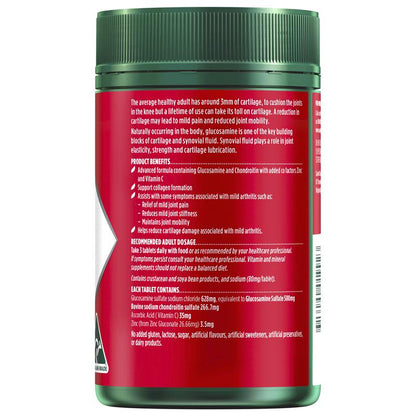 Nature's Own Glucosamine Sulfate & Chondroitin Advanced 180 Tablets - GimmeNow
