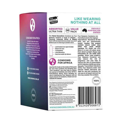 Four Seasons Condoms Naked Sensations 50 Pack
