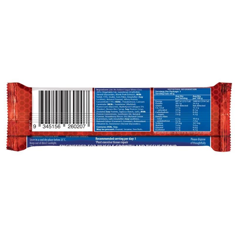 INC. Recovery Protein Bar Strawberry Cheesecake 60g