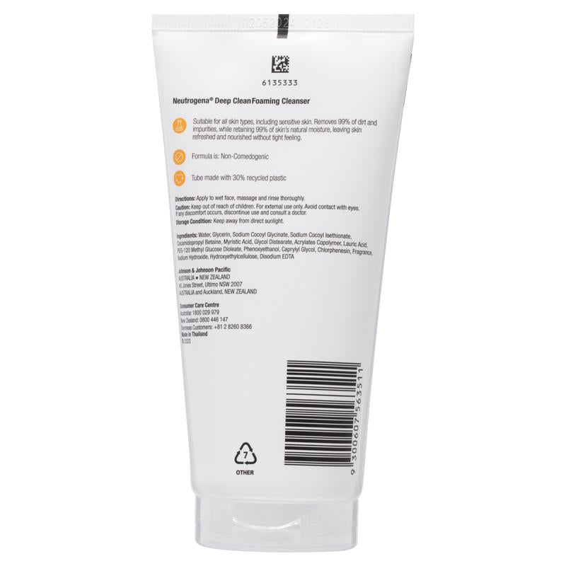 Neutrogena Deep Clean Foaming Cleanser 150g - GimmeNow