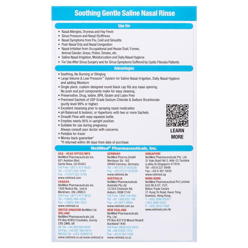 NeilMed Sinus Rinse Kids Starter Kit 30 Sachets